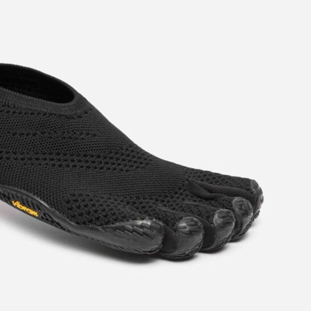 Vibram FiveFingers Mens EL-X Knit Minimalist Shoes (Black) | Feetus