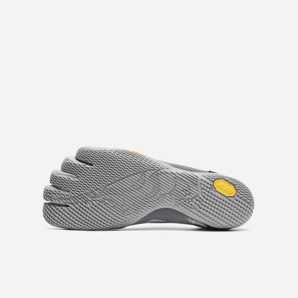 Vibram FiveFingers Mens EL-X Knit Minimalist Shoes Grey | Feetus