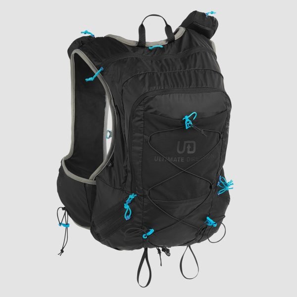 Ultimate Direction Adventure Vest 6.0 - Mens Large Capacity Running Vest - Onyx - Back