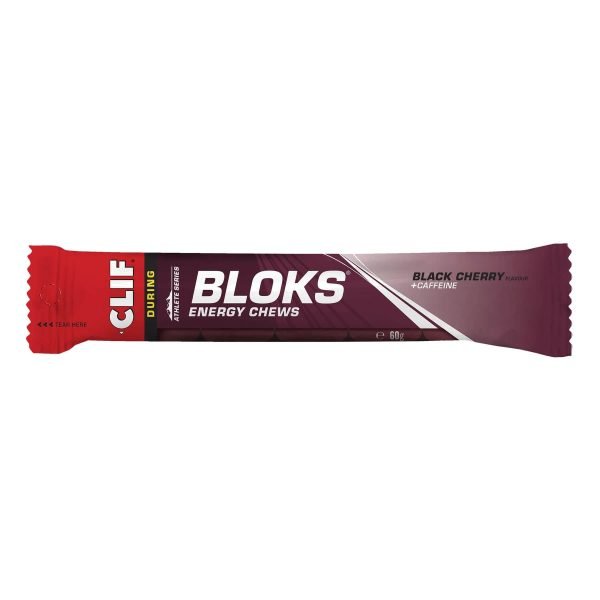 Clif Bloks Energy Chews - Black Cherry + Caffeine