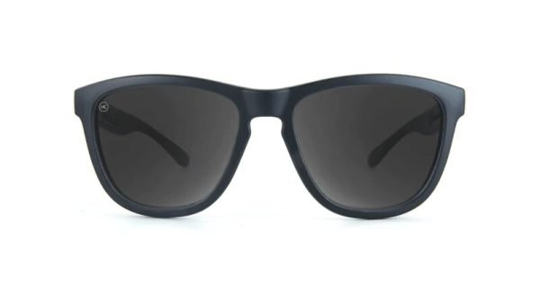 Knockaround Sunglasses - Kids - Black Smoke - Polarised - Front