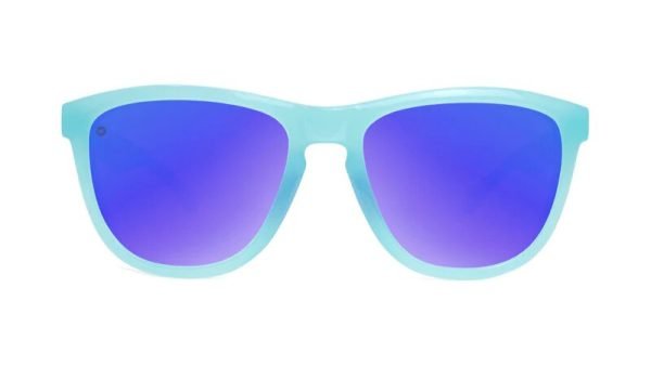 Knockaround Sunglasses - Premium Sport - Icy Blue / Moonshine - Polarised - Front