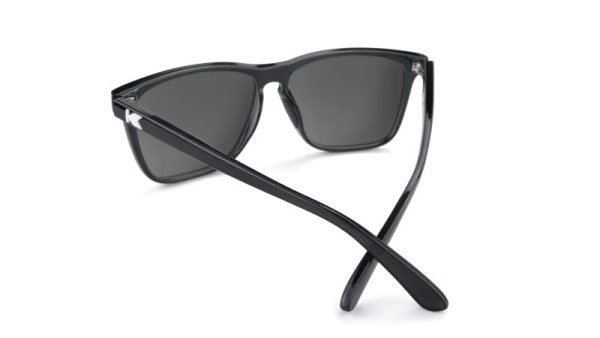 Knockaround Sunglasses - Fast Lanes Sport - Jelly Black/Sky Blue - Polarised - Back