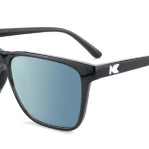 Knockaround Sunglasses - Fast Lanes Sport - Jelly Black/Sky Blue - Polarised