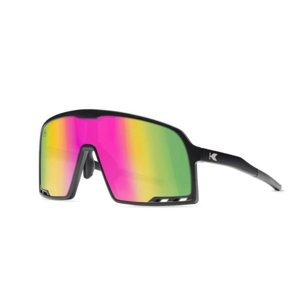 Knockaround Sunglasses - Campeones - Rainbow on Black - Saide