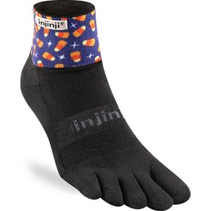 Injinji Trail Midweight Mini-Crew Running Toe Socks (Sweet)