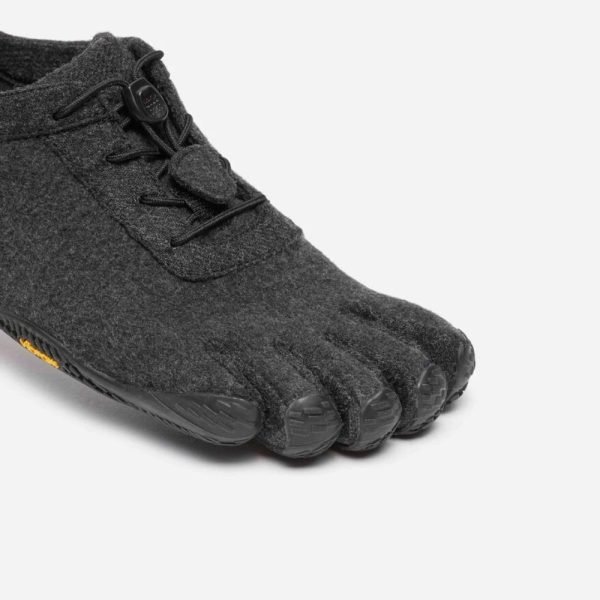 Vibram FiveFingers Mens KSO ECO Wool - Grey/Black - Toes