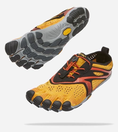 Vibram FiveFingers Mens V-RUN Golden Yellow/Black