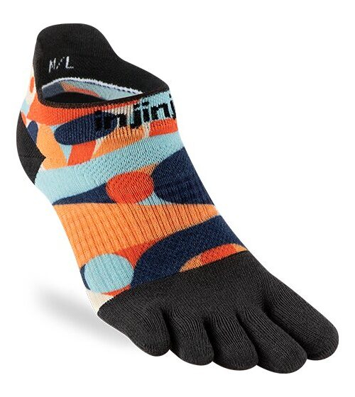 Injinji Womens RUN Lightweight No-Show Running Toe Socks SS24 (Aster)