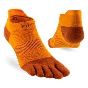 Injinji RUN Lightweight No-Show Running Toe Socks (Camp Fire) SS24 - Dual