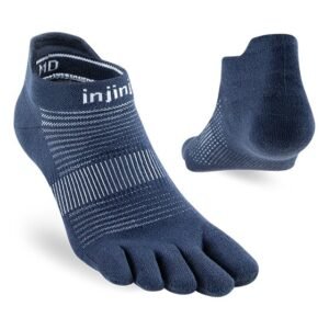 Injinji RUN Lightweight No-Show Running Toe Socks (Navy) SS24 - Dual