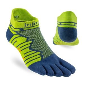 Injinji Ultra Run No-Show Running Toe Socks (Moss) SS24 - Dual