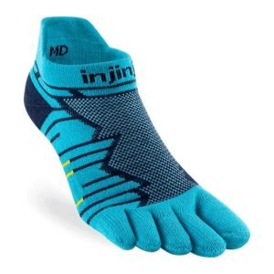 Injinji Ultra Run No-Show Running Toe Socks (Pacific Blue) SS24
