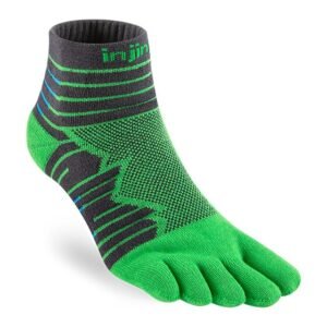 Injinji Ultra Run Mini-Crew Ultra Running Toe Socks (Emerald) SS24