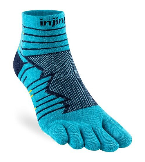 Injinji Ultra Run Mini-Crew Ultra Running Toe Socks (Pacific Blue) SS24