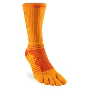 Injinji Ultra Run Crew Running Toe Socks (Desert Orange) SS24