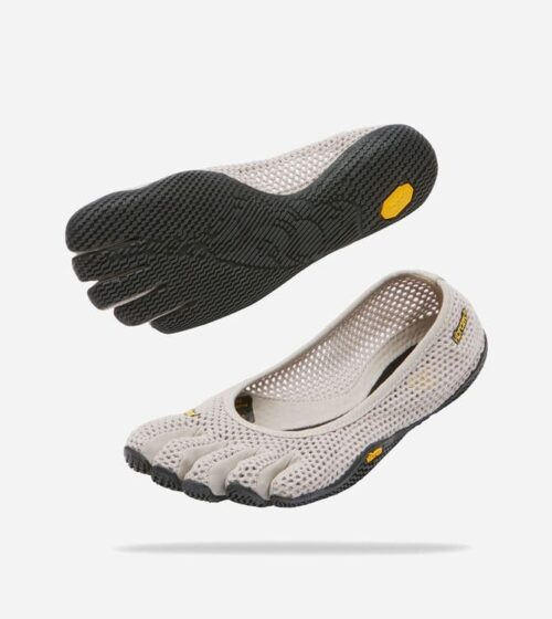 Vibram FiveFingers Womens VI-B Eco Minimalist Shoes - Silver/Grey