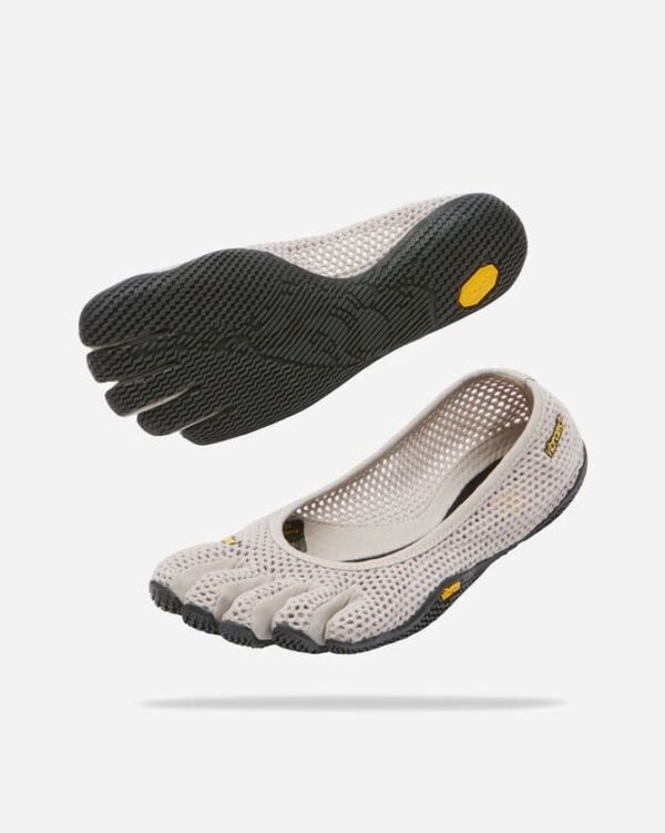 Vibram FiveFingers Womens VI-B Eco Minimalist Shoes - Silver/Grey