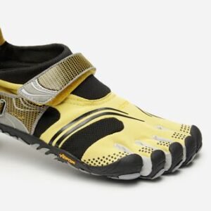 Vibram FiveFingers Mens KMD Sport 2.0 - Yellow/Black/Silver - Toes