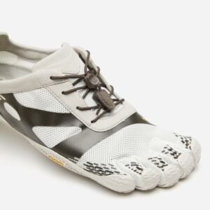 Vibram FiveFingers Mens KSO EVO Minimalist Running Shoes - White/Brown - Toes