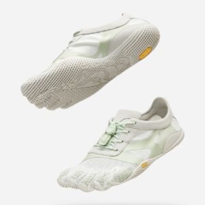 Vibram FiveFingers Womens KSO EVO Minimalist Running Shoes - White/Green