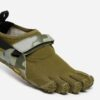 Vibram FiveFingers Womens Spyridon EVO Trail Running Shoes - Dark Green/Camo - toes