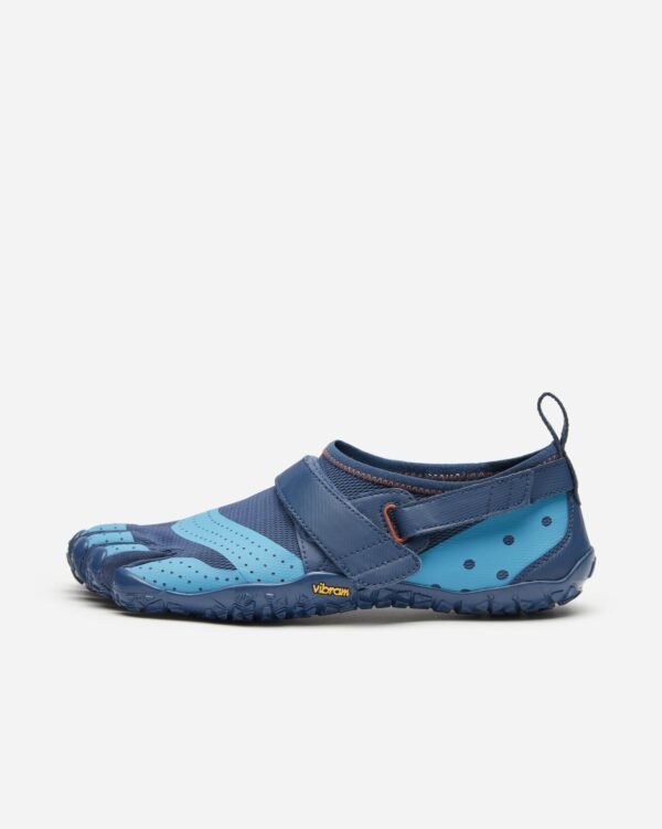 Vibram FiveFingers Mens V-AQUA Minimalist Water Shoe - Blue/Light Blue - side