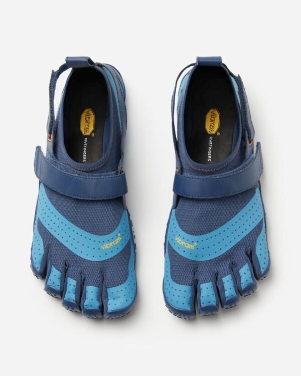 Vibram FiveFingers Mens V-AQUA Minimalist Water Shoe - Blue/Light Blue - Top