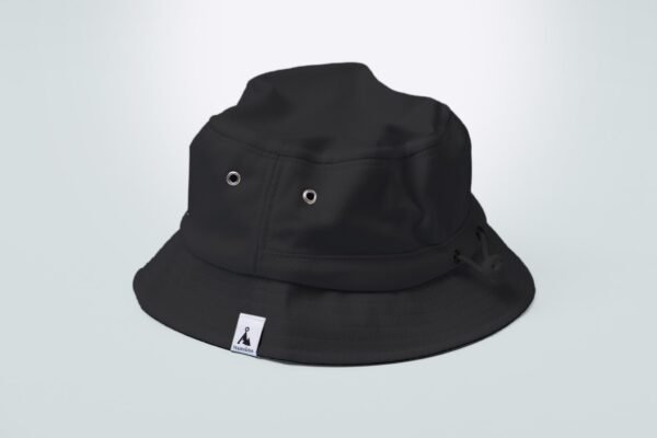 VAGA Running Bucket Hat - Black (Medium) - back