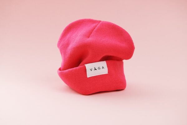 VÅGA Casual Beanie – Neon Pink – The Premium Winter Beanie