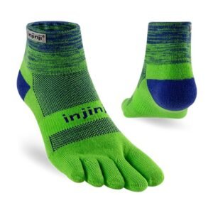 Injinji Trail Midweight Mini-Crew Running Toe Socks (Canopy) - Dual