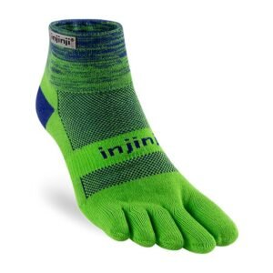 Injinji Trail Midweight Mini-Crew Running Toe Socks (Canopy)