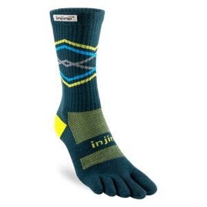 Injinji Trail Crew Midweight Running Toe Socks (Eclipse)