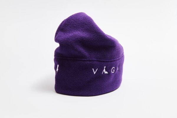 VÅGA Fleece Beanie – Purple – The All-Rounder Fleece Beanie - full