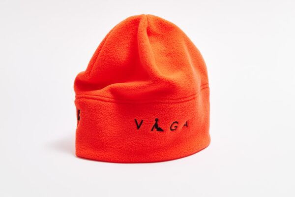 VÅGA Fleece Beanie – Bowland Orange – The All-Rounder Fleece Beanie - full