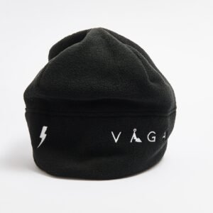 VÅGA Fleece Beanie – Storm Black – The All-Rounder Fleece Beanie - full