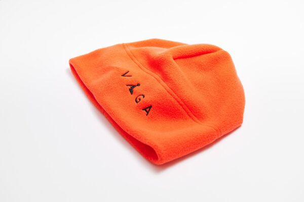 VÅGA Fleece Beanie – Bowland Orange – The All-Rounder Fleece Beanie - flat