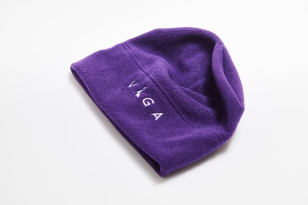 VÅGA Fleece Beanie – Purple – The All-Rounder Fleece Beanie - flat