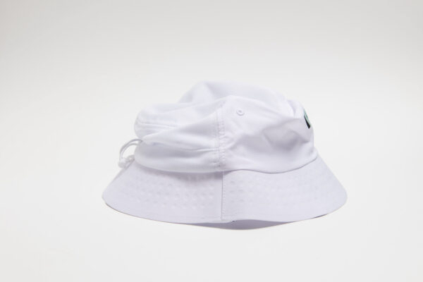 VAGA Running Bucket Hat - White/Mist Grey/Black/Tempo (Medium) - side