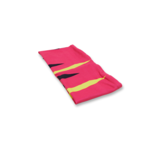 VÅGA Running Headband - Peach/Poster Pink/Navy/Neon Yellow - back