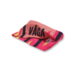 VÅGA Running Headband - Peach/Poster Pink/Navy/Neon Yellow