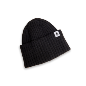 VÅGA Ribbed Beanie – Storm Black – The Casual Beanie