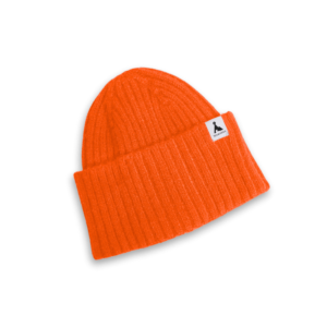 VÅGA Ribbed Beanie – Neon Orange – The Casual Beanie